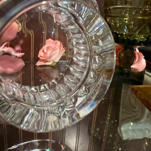 Rogaska Crystal - Votive Tea Light Candle Holder - 2 3/8" x 4 1/4".good … - Picture 4 of 5